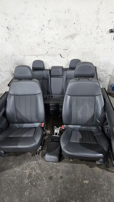 Fotele komplet wnętrze półskóra opel vectra c kombi kanapa tapicerka