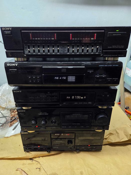 ソニー　LLIC　９０　75本 AIWAコンポCX-Z790 ステレオレコードプレーヤーPX-E850 レトロ