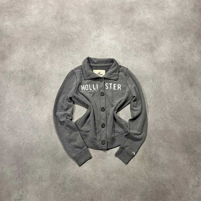 Vintage Bluza Hollister Y2K Sweatshirt Retro Swag 00s Trendy Haft