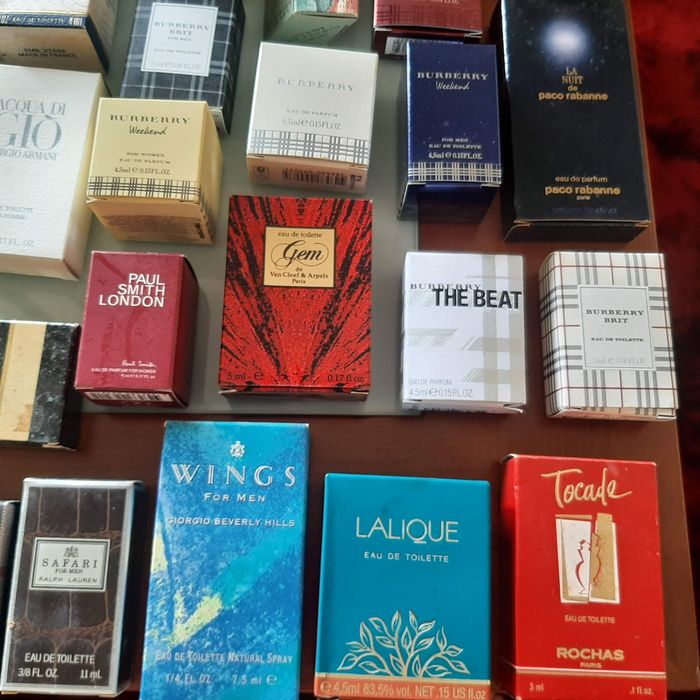 Miniaturas de Perfumes Antigos