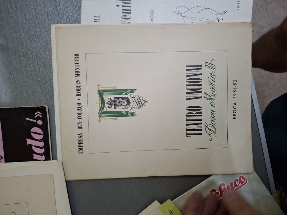 Programas antigos de teatro