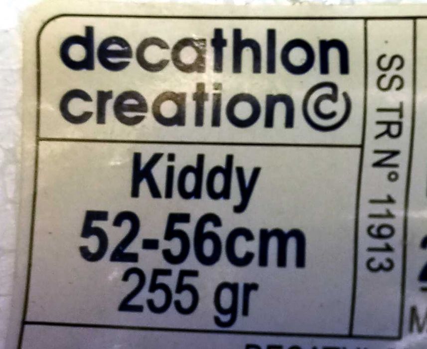 Capacete Bicicleta Kiddy Decathlon - Tamanho 52-56cm - Usado