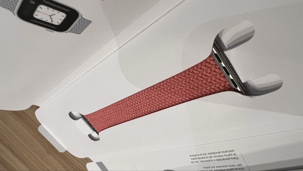 Apple Watch opaska 38/40/41 - Pink Punch Braided Solo Loop rozm. 4
