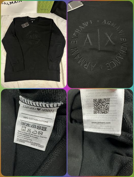 Bluzy męskie burberry armani metki premium