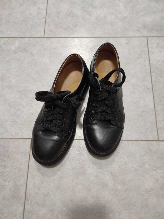 Туфлі шкіряні чорні 38 розмір 24 см устілка