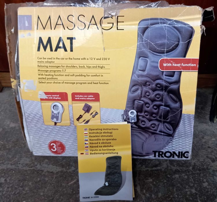 Elektryczna mata do masażu.