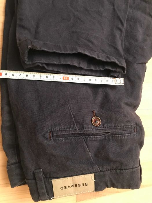 spodnie granatowe Reserved