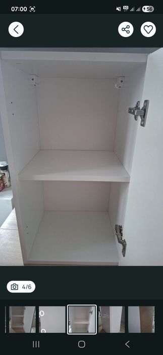 Szafka kuchenna 40cm biała