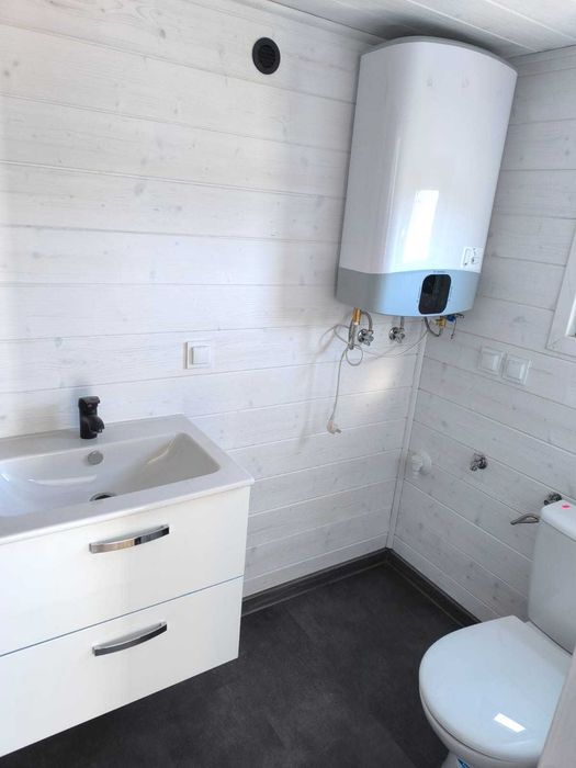 Domek mobilny z sauną Tiny House rekreacyjny na kołach