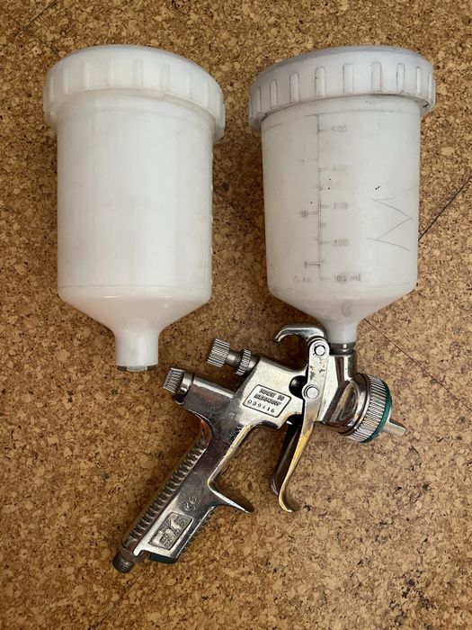 2 Pistola pintura sata jet NR2000 e lixadeira