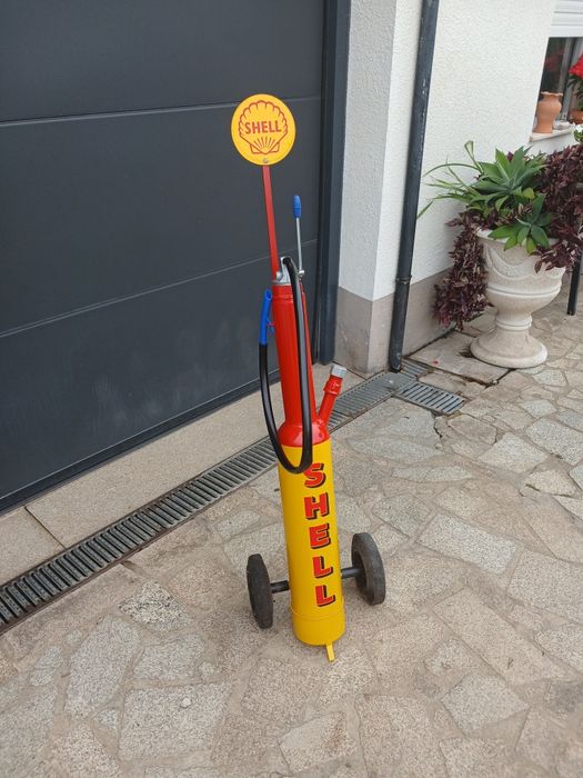 Shell bomba de gasolina  modelo decoração