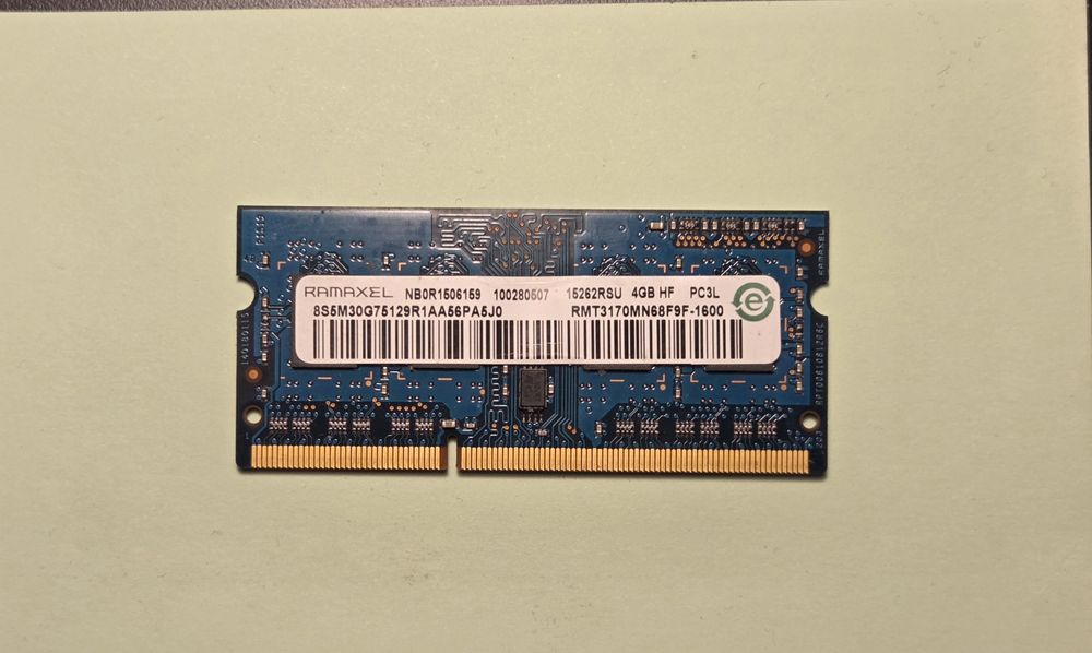 pamięć RAM Ramaxel 4 gb DDR3L SO-DIMM.