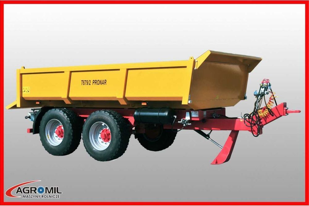 Przyczepa budowlana T 679/2 Tandem Ładowność 12t Pronar Rabaty