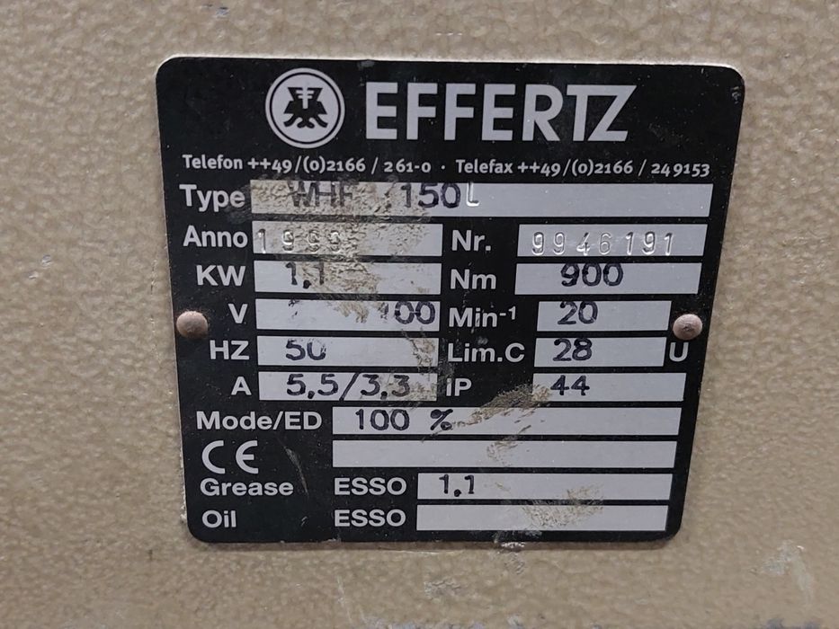 Motoreduktor 1.1kw. 20obr. z hamulcem.