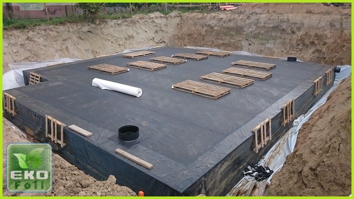 Folia PCV do oczek wodnych, stawów, zbiorników basenów ppoż