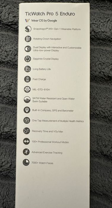 Смарт годинник Mobvoi TicWatch Pro 5 Enduro