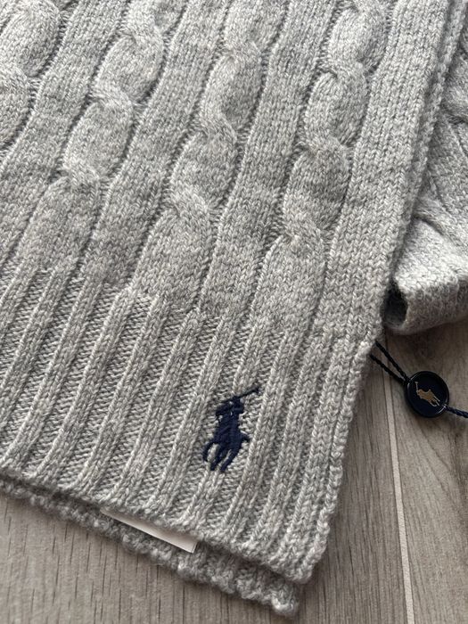 Nowy szalik Polo Ralph Lauren wełna/kaszmir