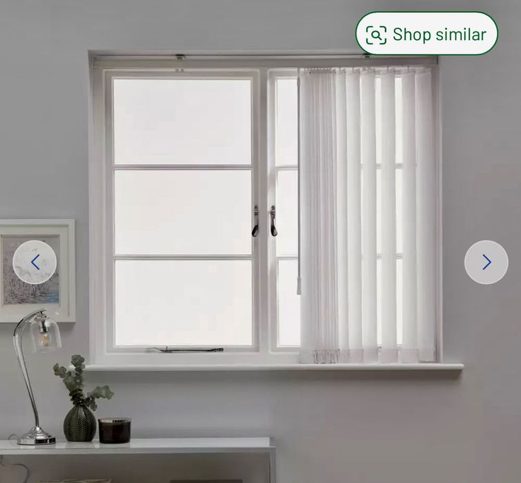 2x Novo tamanhos verticais estores kit 1x180cm 1x120cm largo ajustável