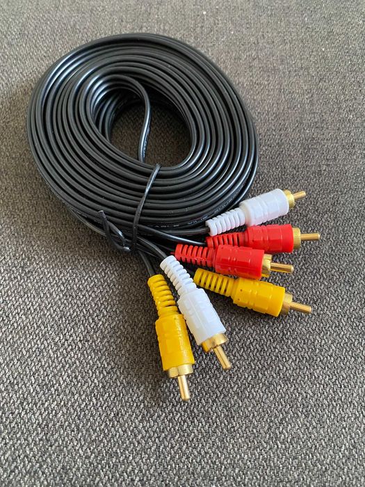 Кабель тюльпан 3RCA-3RCA 5 метрів