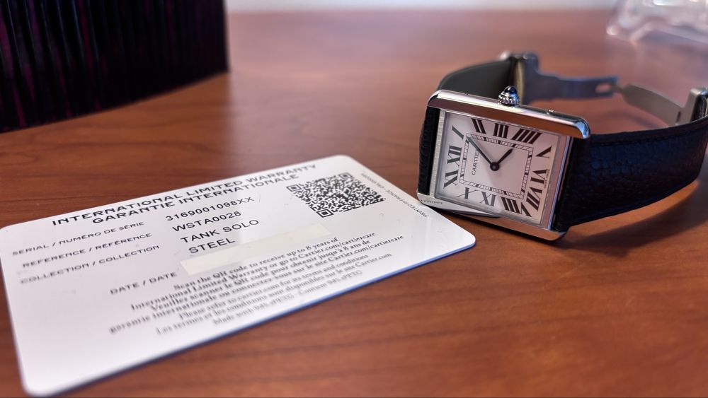 Cartier Tank - Quartz