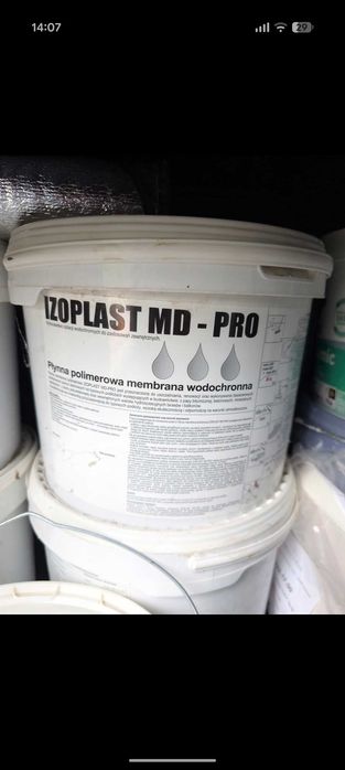 6x Płynna membrana dachowa IZOPLAST MD-Pro 13 kg (76kg łącznie) – hydroizolacja dachu, tarasu