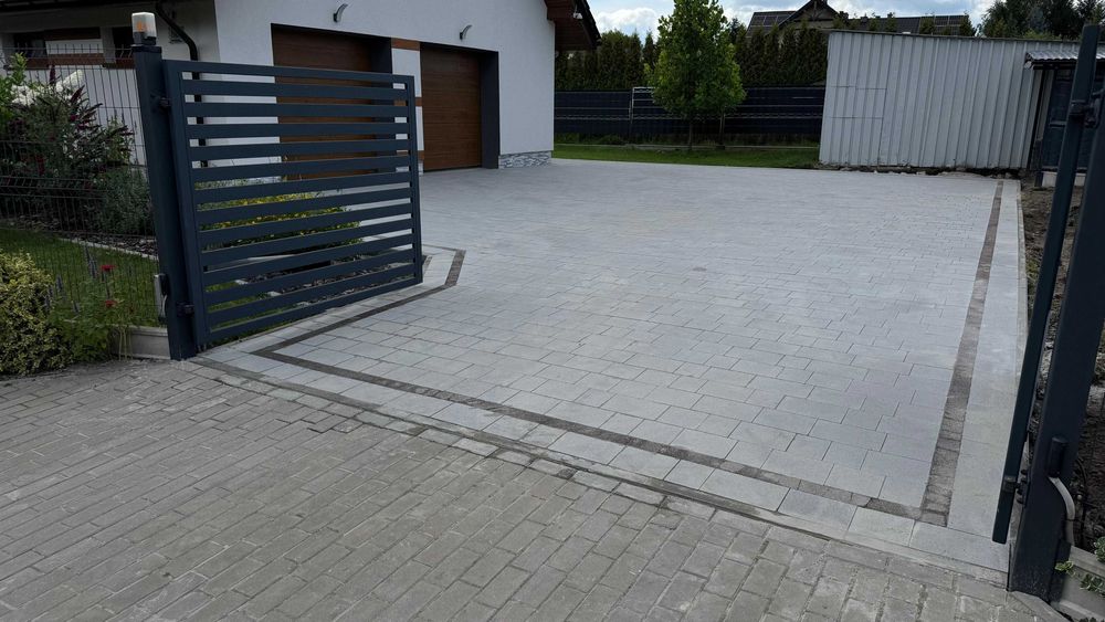 Ukladanie kostki, tarasów, geokrat, utwardzanie podłoża.