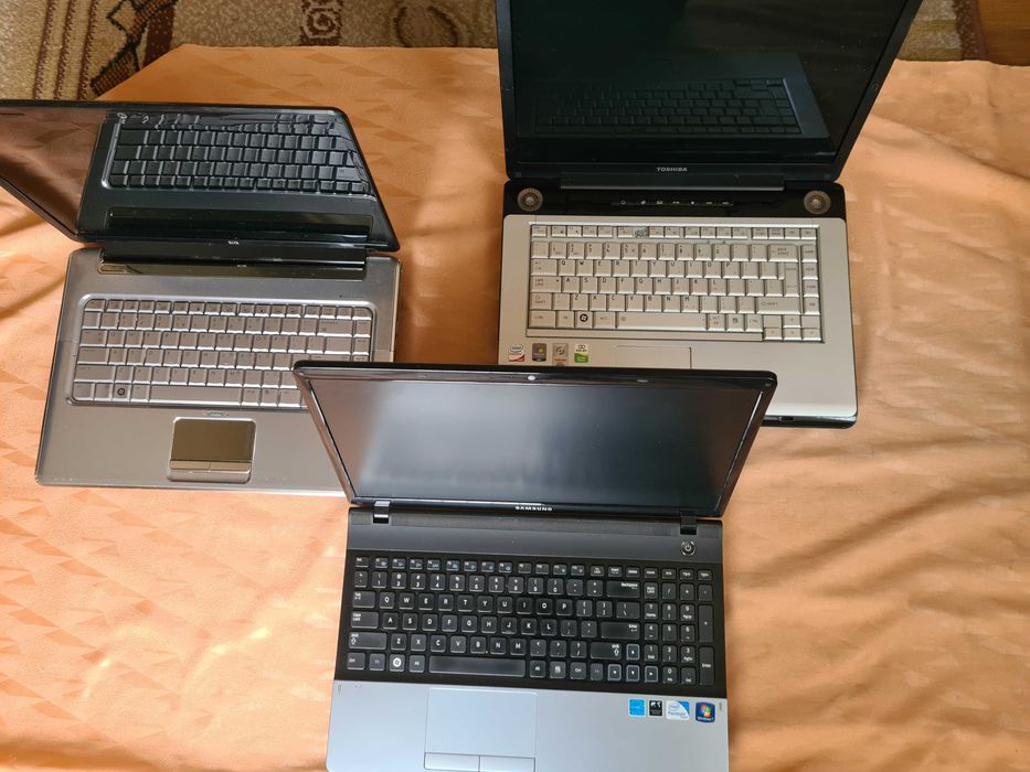 6 laptopów różnych marek