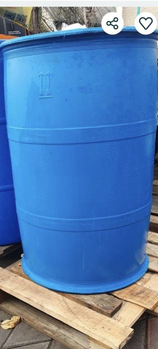 Бочкі пластикові 220, 30 Штук  гуртом