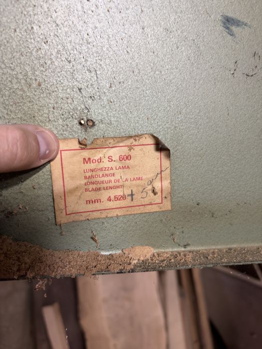 Serra de Fita Industrial Sagittario S.600 – Trifásica 380V