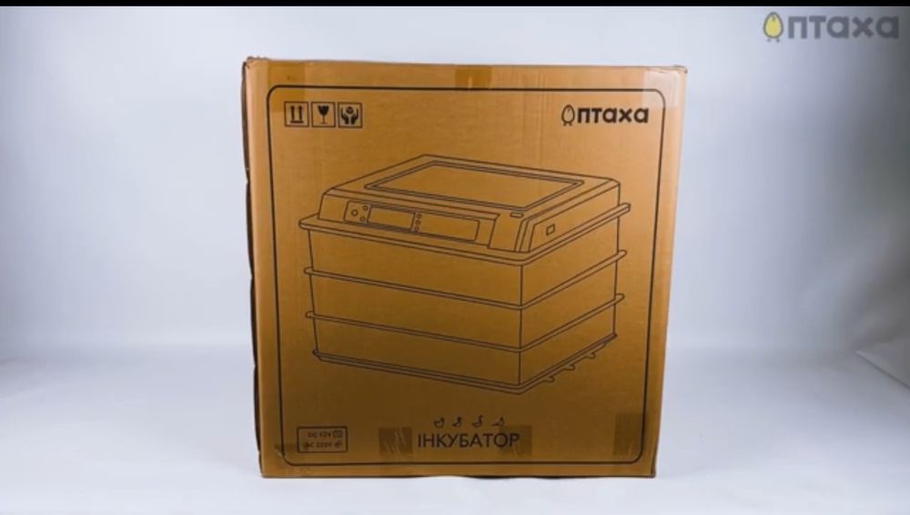 Распродажа! Инкубатор автоматический 12-220В Птаха Інкубатор + овоскоп