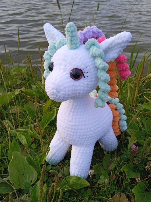 Jednorożec pluszowy , handmade
