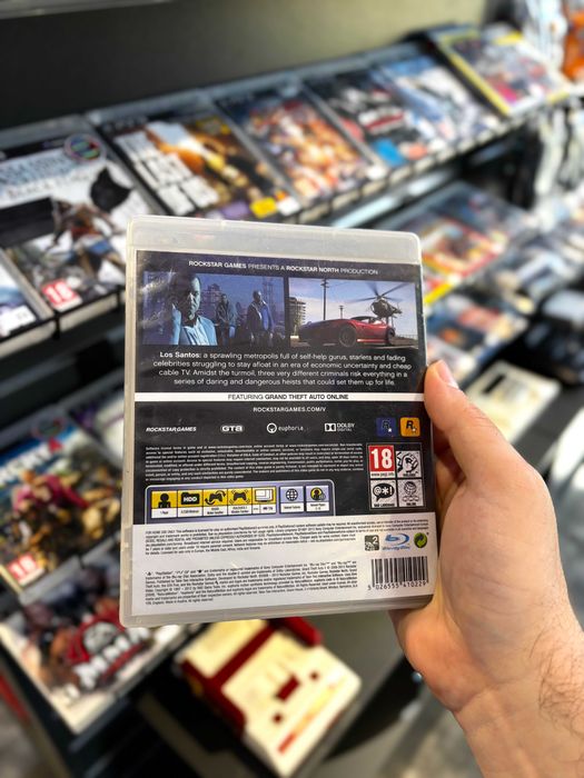 Гра PlayStation 3 GTA V 5 Б/У Оригінал ГТА 5 Плейстейшен 3 Ігри пс3 Асортимент