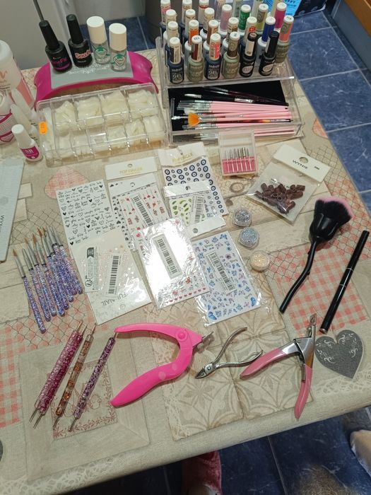 Material de unhas de gel
