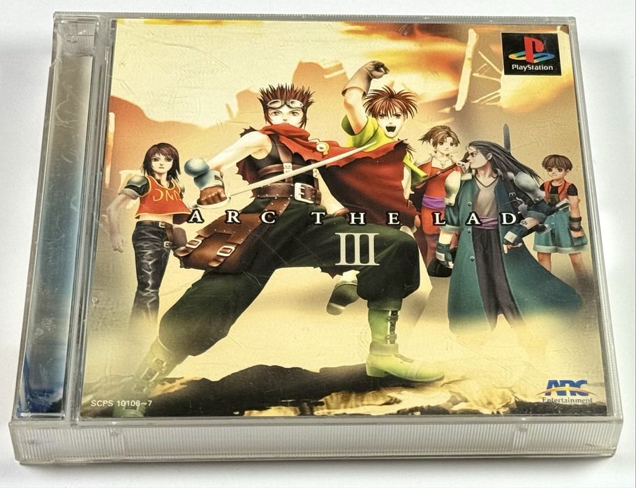 Arc The Lad III Naklejki Playstation 1 PSX PS1