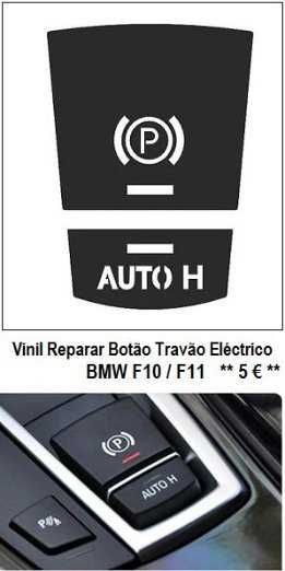 Kit Vinil Reparação dos Botões BMW Série 1 / 3 / X 1 / F10