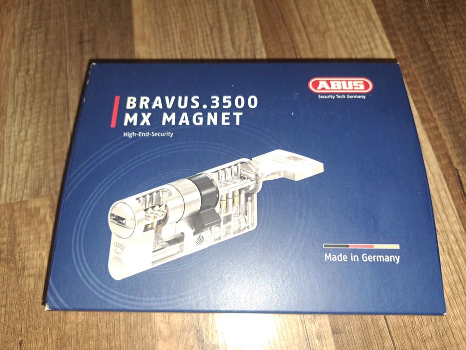 Wkładka Abus Bravus mx3500 magnet 30/45 z gałką
