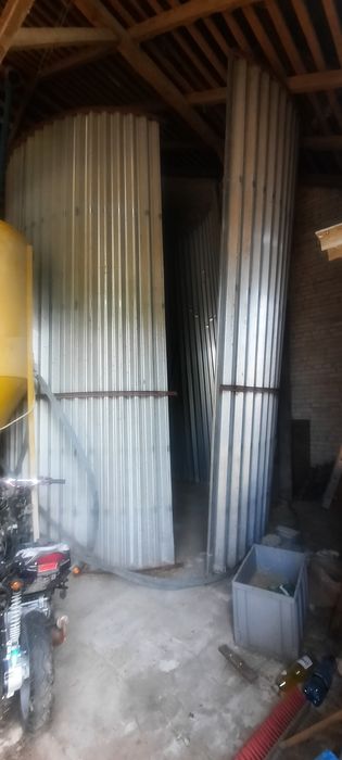Bin ,silos  drewniany na ziarno z możliwością dosuszania , aluminiowy