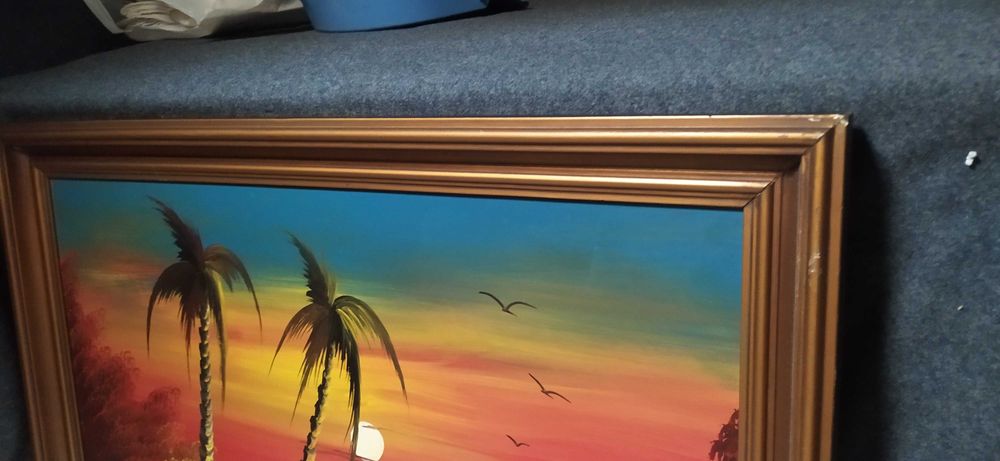 Quadro pintura em relevo