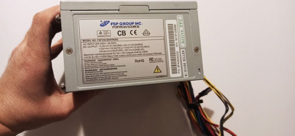 Zasilacz 300w do komputera stacjonarnego