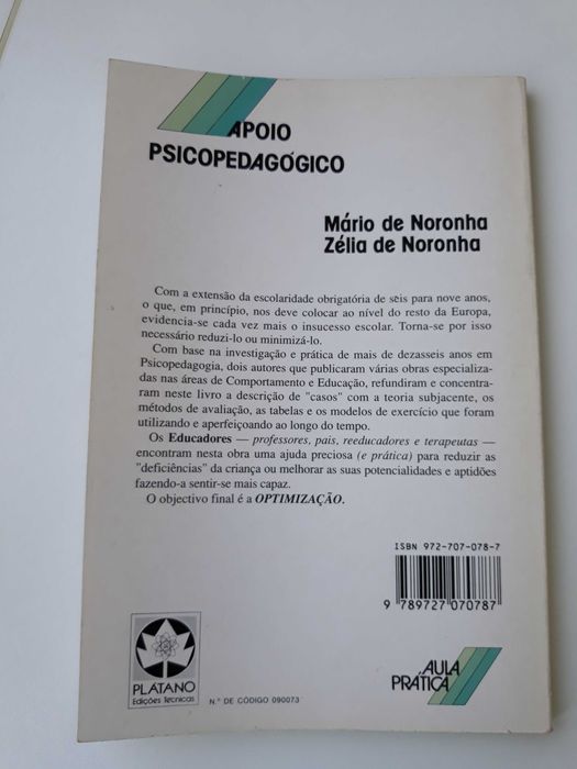 Apoio Psicopedagógico - Teoria e Prática da Reeducação