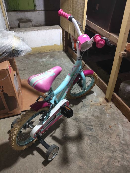 Bicicleta criança 3anos rosa usada