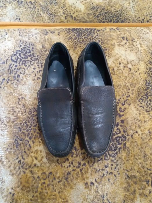 Мужские мокасины из плотной,натуральной кожи,Geox