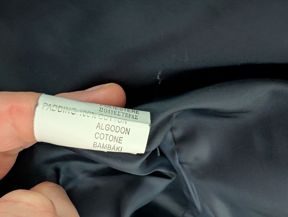 Kurtka pikowana granatowa