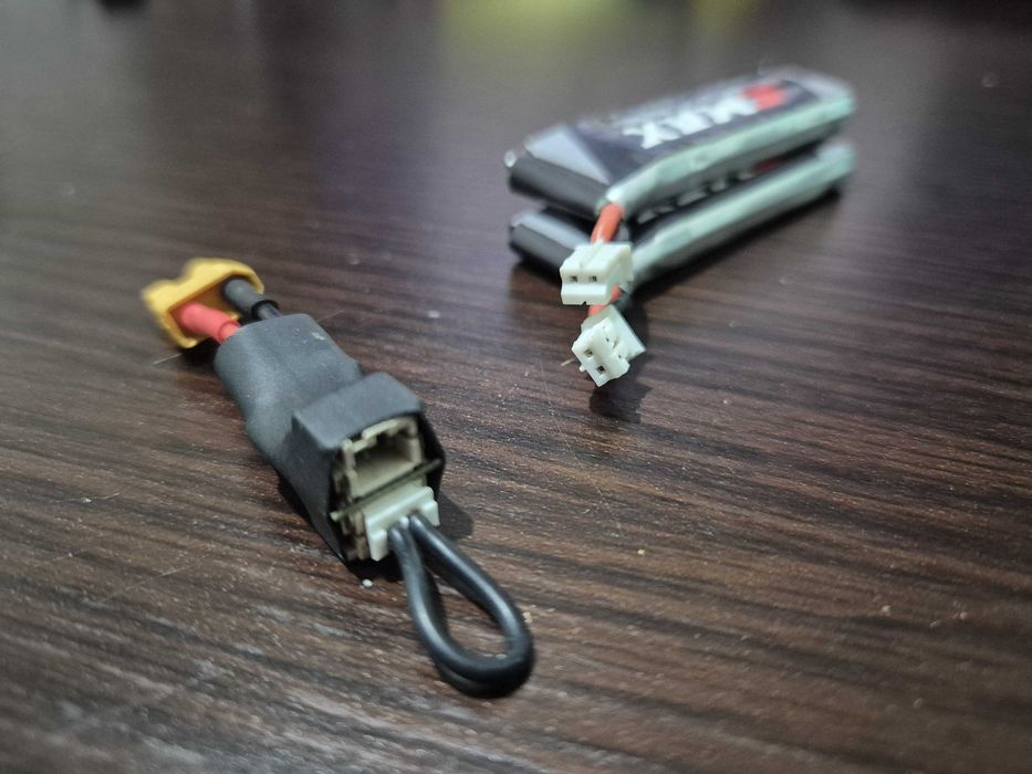 Conjunto de carregadores e baterias lipos para drone FPV