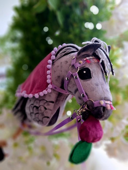 Hobby horse a4  ,jabłkowity,ogłowie ,wodze