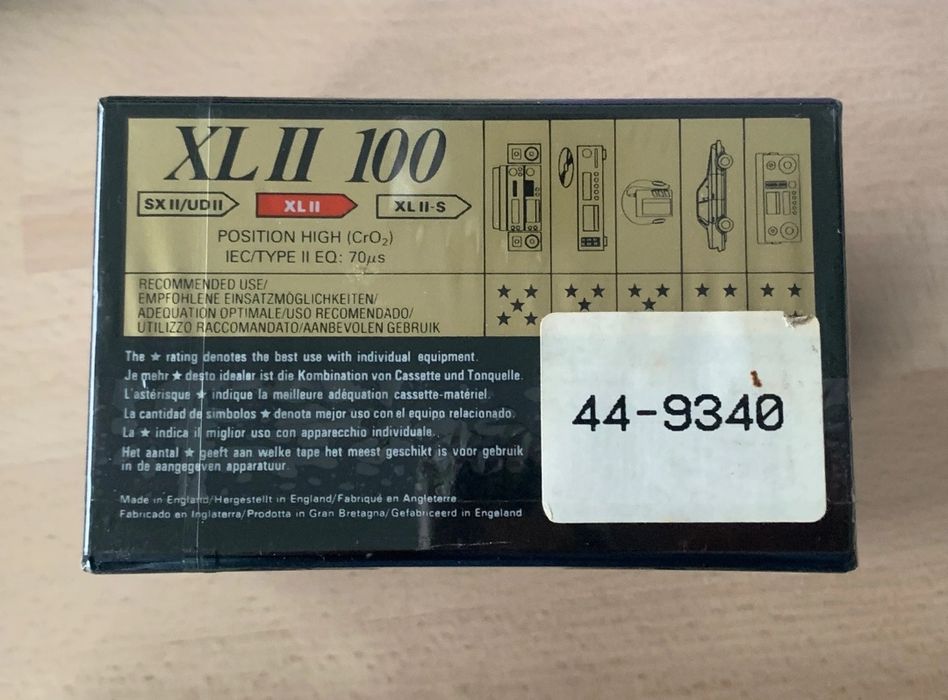 Cassetes maxell XL II