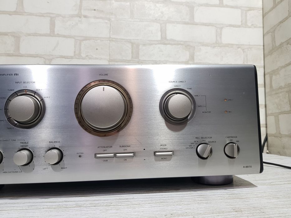 TOP! Hi-Fi Стерео підсилювач ONKYO A-8870, *2x160 Вт, б/у з Німеччини