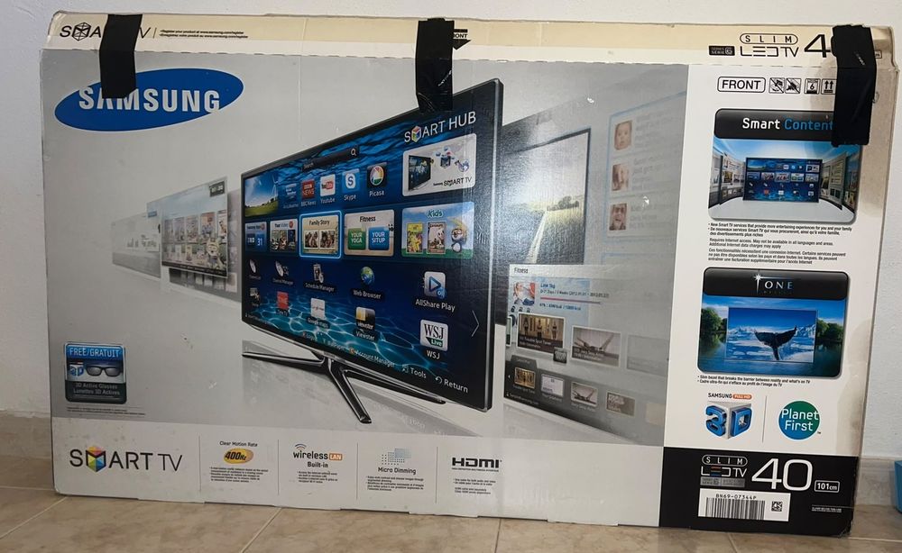Smart TV Samsung 40" Full HD (UE40ES6530) - Como Nova / Com Caixa