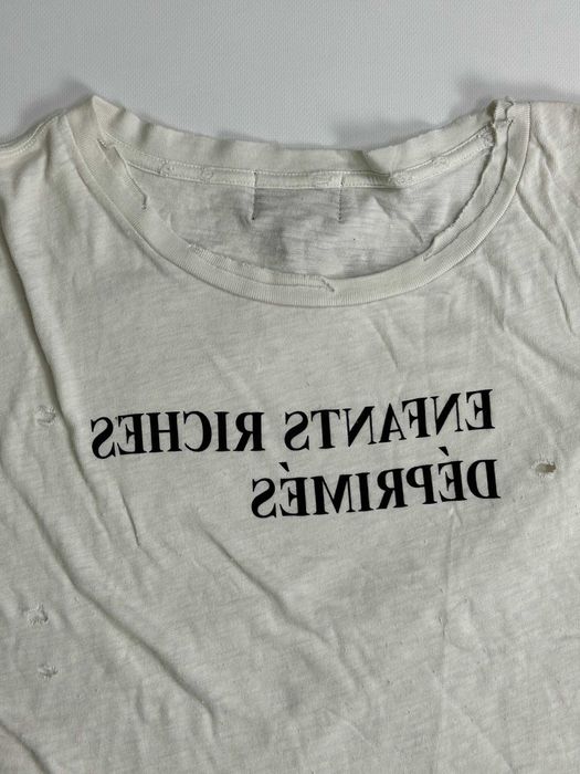 Футболка біла Enfants Riches Deprimes archive distressed белая white