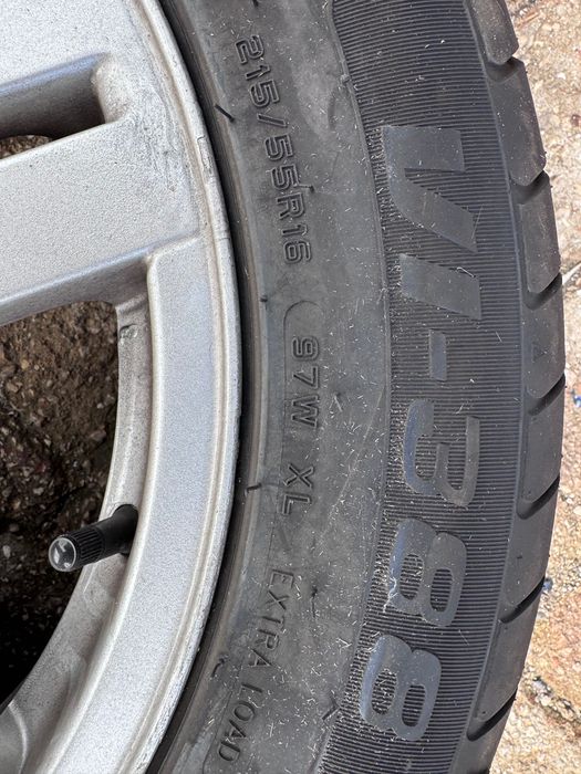 Jantes 16 vw com pneus novos